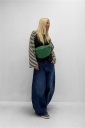 maglia bicolore con manica a righe leila